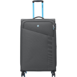 Dielle 30/70 Βαλίτσα Μεγάλη 79x47x29cm με 4 Ρόδες Γκρι