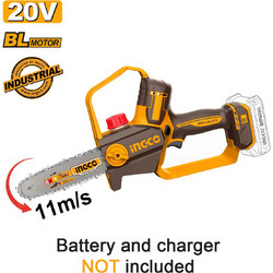 Ingco CGSLI2088 Κλαδευτικό Αλυσοπρίονο Μπαταρίας 20V 1.25kg με Λάμα 20cm
