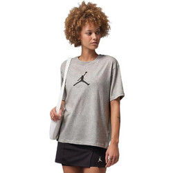 Jordan Jumpman Graphic Γυναικείο Αθλητικό T-Shirt Γκρι IR0381-050