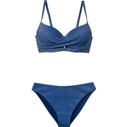 Solano Bikini Set με Ενίσχυση Navy Μπλε 1580