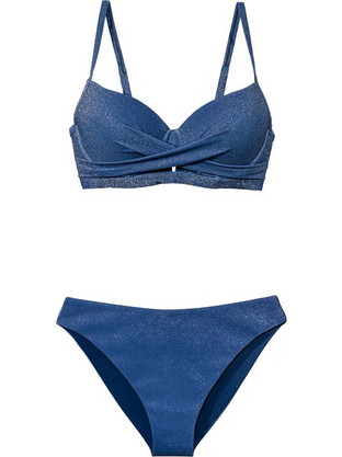 Solano Bikini Set με Ενίσχυση Navy Μπλε 1580