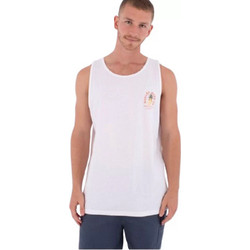 Hurley Ανδρικό Αθλητικό T-Shirt Λευκό MTKEUED0001-100