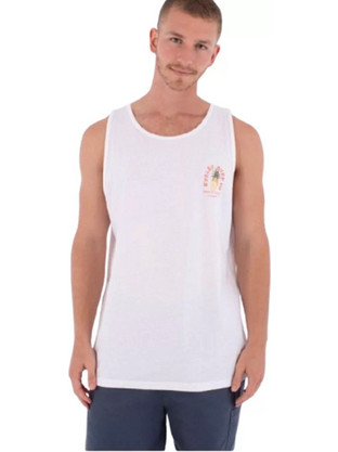 Hurley Ανδρικό Αθλητικό T-Shirt Λευκό MTKEUED0001-100