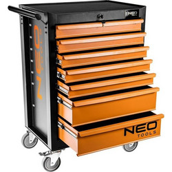 Neo Τροχήλατος Εργαλειοφόρος Μεταλλικός με 7 Συρτάρια 68x46x103cm 84-222