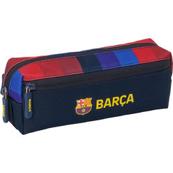 Safta Barcelona Κασετίνα Βαρελάκι με 3 Θήκες Πολύχρωμη 812629027