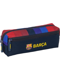 Safta Barcelona Κασετίνα Βαρελάκι με 3 Θήκες Πολύχρωμη 812629027