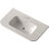 Karag Nordic Ένθετος Νιπτήρας Μπάνιου Πορσελάνης 81x47cm Λευκός 5206836761107
