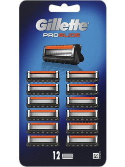 Gillette ProGlide Ανταλλακτικά Ξυραφάκια με 5 Λεπίδες & Λιπαντική Ταινία 12τμχ
