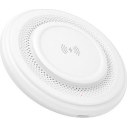 Borofone BQ40 Ασύρματος Φορτιστής Qi Pad με Θύρα USB-C 15W White