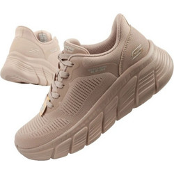 Skechers Bobs Flex Γυναικεία Sneakers Flatforms Σομόν 117392-TAN