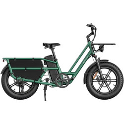 Fiido T2 Cargo Ηλεκτρικό Fat Bike 20" 250W με Δισκόφρενα Χακί