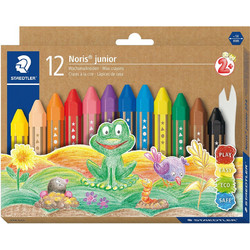 Staedtler Noris Junior Jumbo Κηρομπογιές Σετ 12τμχ