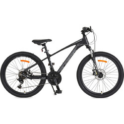 Byox Clasher Παιδικό Mountain Bike 24" Αλουμινίου με 21 Ταχύτητες Ανθρακί