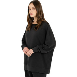 Philosophy Γυναικείο Φούτερ Oversized Μαύρο BL12083OB