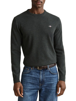Gant Ανδρικό Πουλόβερ Χακί 3G87311-368