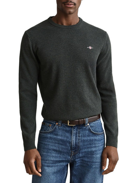 Gant Ανδρικό Πουλόβερ Χακί 3G87311-368