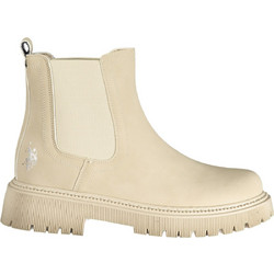 U.S. Polo Assn. Γυναικεία Μποτάκια Chelsea Suede Μπεζ AMBRA001WGH1-LBE