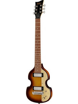Hofner Shorty Violin Ηλεκτρική Κιθάρα Alternative με Μαγνήτες HH & Ταστιέρα Rosewood Sunburst