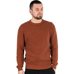 Double Ανδρικό Πουλόβερ Καφέ KNIT-66