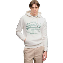 Superdry Hood Ανδρικό Αθλητικό Φούτερ με Κουκούλα Λευκό M2014626A-34C