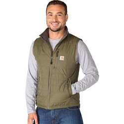 Carhartt Αμάνικο Ανδρικό Μπουφάν Puffer Χακί 102286-MOS