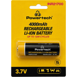 Powertech Rechargeable INR21700 4000mAh 1τμχ