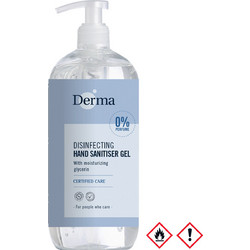 Derma Αντισηπτικό Gel Χεριών με Αντλία 250ml