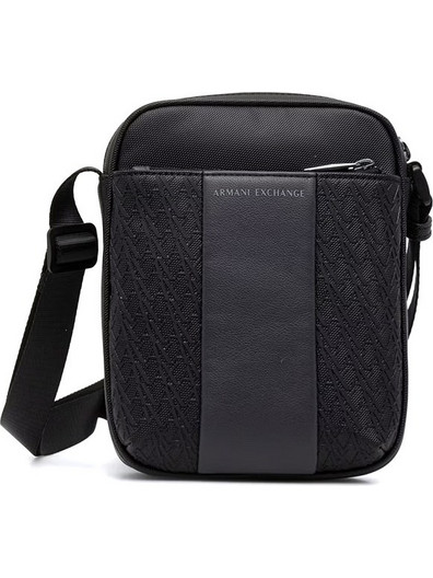 Armani Exchange Ανδρική Τσάντα Ώμου / Χιαστί Μαύρη XM003174AF26691-MC028