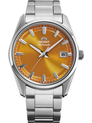 Orient Contemporary Stretto Ανδρικό Ρολόι Αυτόματο με Ασημί Μεταλλικό Μπρασελέ RA-AC0R08Y