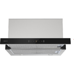 Davoline Supreme Black Glass 90 IX Συρόμενος Απορροφητήρας 90cm Inox