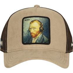 Capslab Καπέλο Jockey με Δίχτυ Snapback Υφασμάτινο Εκρού ART11PCTMONO
