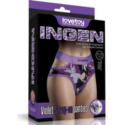Lovetoy Ingen Panties Harness Strap On Μωβ