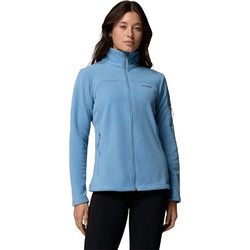 Columbia Fast Trek II Γυναικεία Ζακέτα Fleece Μακριά με Φερμουάρ Γαλάζια EL6081-447