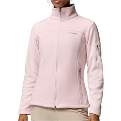 Columbia Fast Trek II Γυναικεία Ζακέτα Fleece Κοντή με Φερμουάρ Ροζ EL6081-697