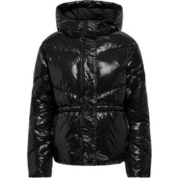 Only Γυναικείο Μπουφάν Χειμωνιάτικο Puffer Μακρύ Μαύρο 15373216