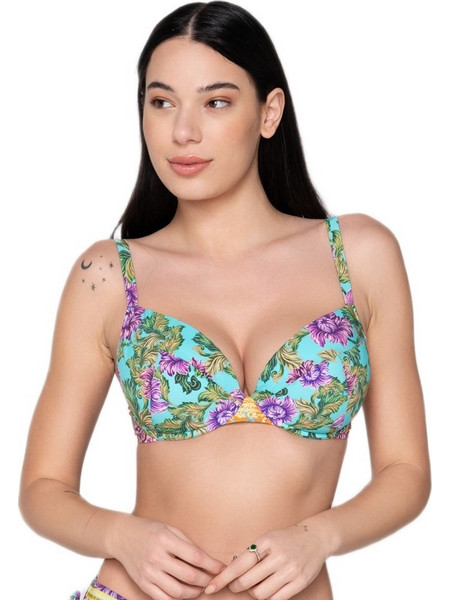 Luna Bikini Top με Ενίσχυση Floral Πολύχρωμο 94843
