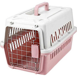 Tradesor Κλουβί Μεταφοράς Σκύλου 48x32x30cm Ροζ 574140