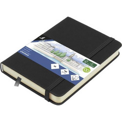Kangaro Black Sketchbook A6 140gr/m² 160 Κρεμ Φύλλα