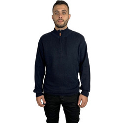 Sogo Ανδρικό Πουλόβερ με Φερμουάρ Navy Μπλε 22539-301-19