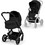 Cybex Balios S Lux Καρότσι Μωρού 2 σε 1 Moon Black 526001665
