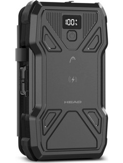 Head 2906020 Ηλιακό Wireless Power Bank 10000mAh 22.5W με Θύρα USB-A & Θύρα USB-C Black