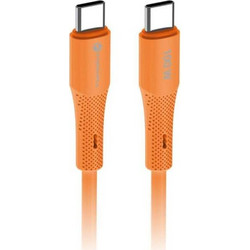 Forcell F-Energy C347 USB-C to USB-C 100W 1m Orange 5903396435874