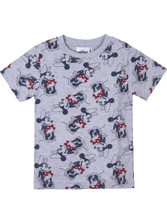 Cerda Minnie Mouse Παιδικό T-Shirt Κοντομάνικο Γκρι 2200009108