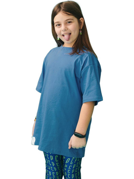 PCP Παιδικό T-Shirt Κοντομάνικο Γαλάζιο 2024S09