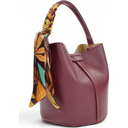 Passaggio Leather Γυναικείο Τσαντάκι Χειρός Δερμάτινο Μπορντό 5122-KR-22