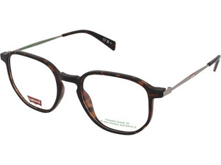 Levi's LV1058 05L Ανδρικός Σκελετός Γυαλιών Οράσεως Κοκάλινος Μεταλλικός Ασημί Ταρταρούγα
