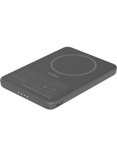 Belkin BoostCharge Slim Wireless Power Bank 5000mAh 5W με Θύρα USB-C Black