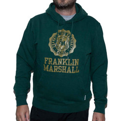 Franklin & Marshall Ανδρικό Φούτερ με Κουκούλα & Τσέπες Πράσινο JM5018.2004P01-116