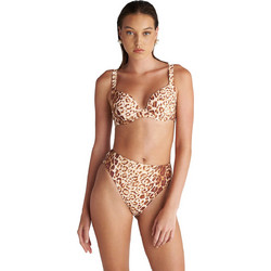 BLU4U Blanket Leo Bikini Top Animal Print Μπεζ 26366364C-19