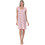 PNN Nightwear Evelyn Νυχτικό Εγκυμοσύνης Βαμβακερό Καλοκαιρινό Ροζ 0242-7470-2